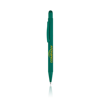 Clint Touch Rubberised Finish Metal - Customised Ball Pen