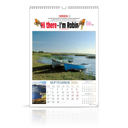 Moods of Ireland - Large Wirebound Custom Calendar