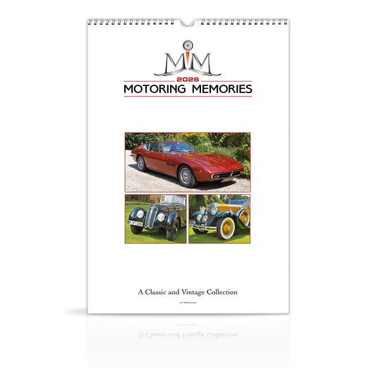 Motoring Memories - Large Wirebound Custom Calendar
