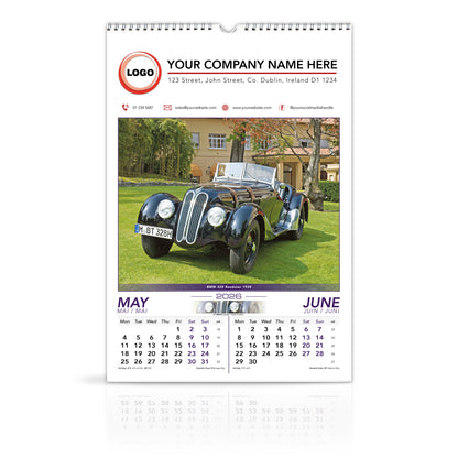 Motoring Memories - Large Wirebound Custom Calendar