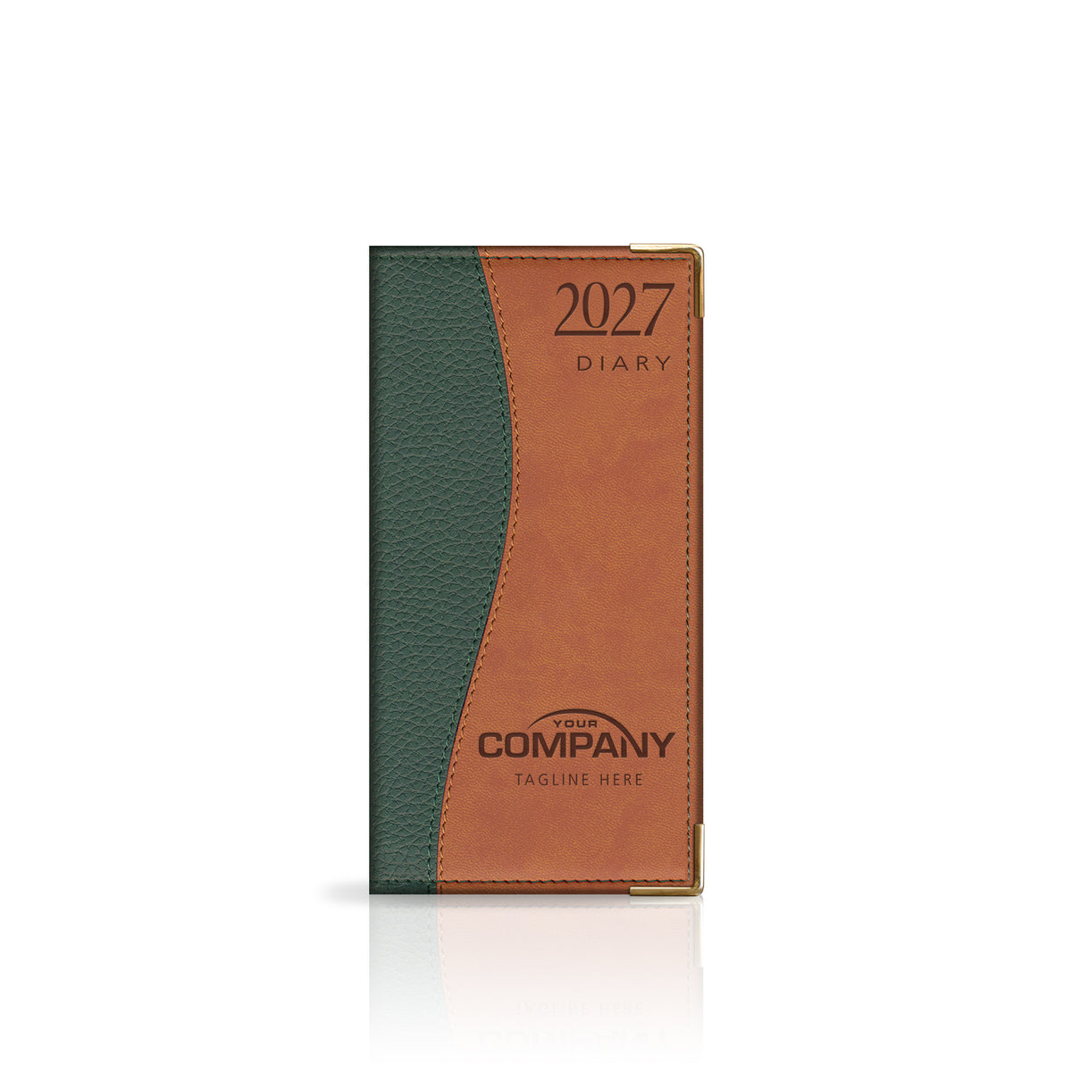 Pocket Duotone Deluxe 'Stitched' Padded Customised Diary