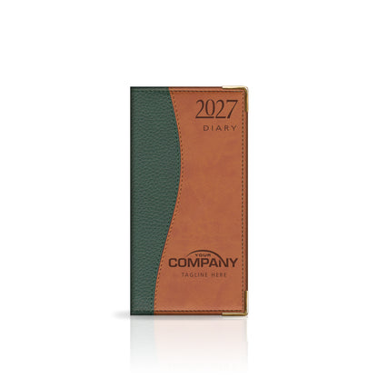 Pocket Duotone Deluxe 'Stitched' Padded Customised Diary
