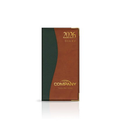 Pocket Duotone Deluxe 'Stitched' Padded Custom Diary