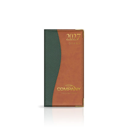 Pocket Duotone Deluxe 'Stitched' Padded Customised Diary