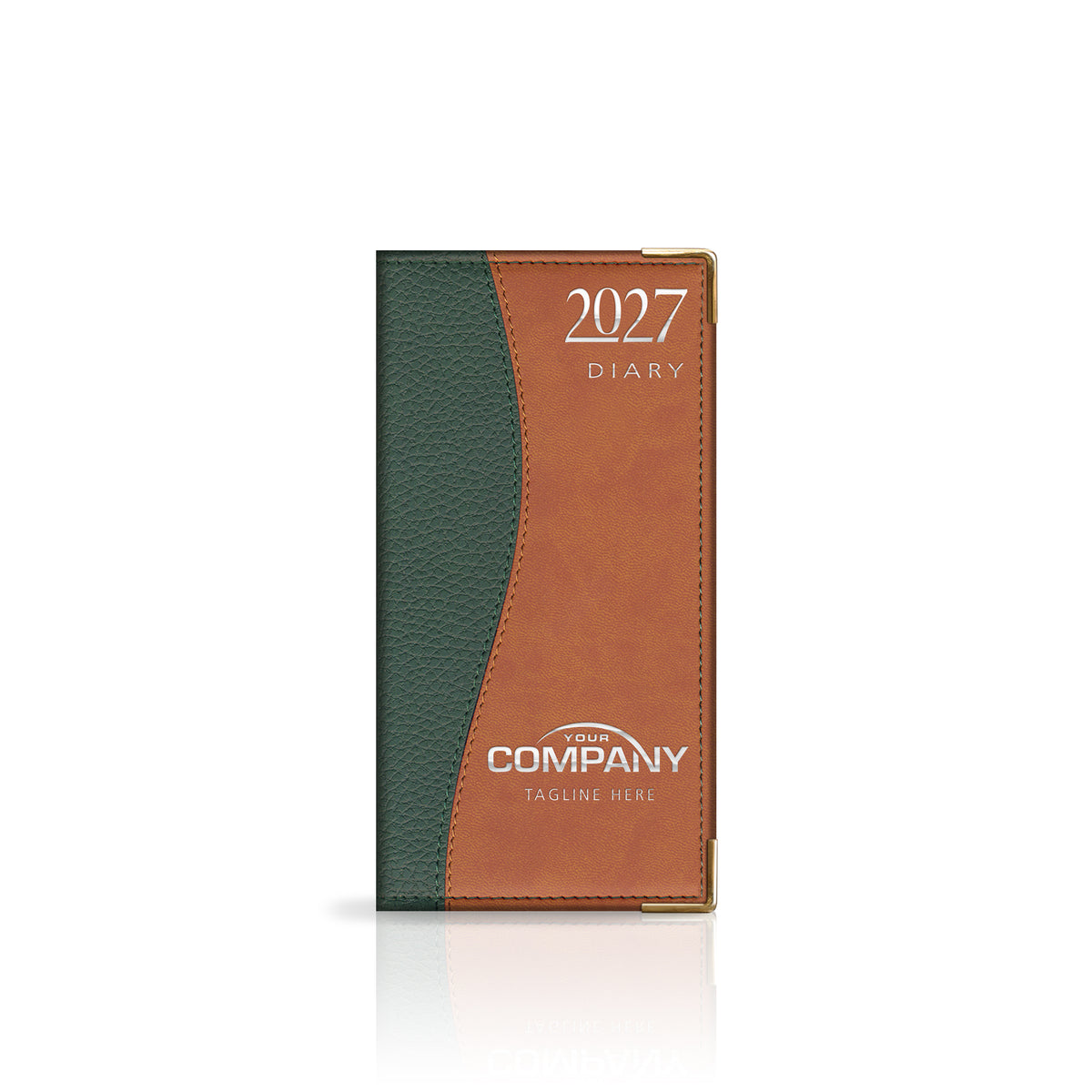 Pocket Duotone Deluxe 'Stitched' Padded Customised Diary