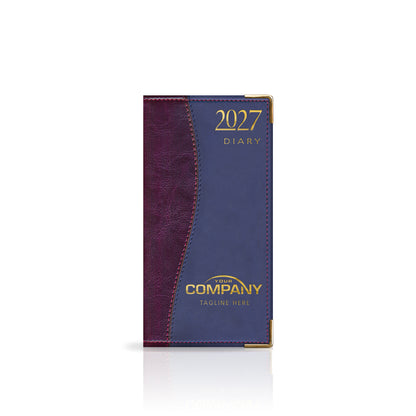Pocket Duotone Deluxe 'Stitched' Padded Customised Diary