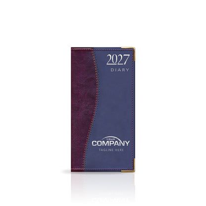 Pocket Duotone Deluxe 'Stitched' Padded Customised Diary
