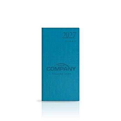 Pocket Linen Hardback Customised Diary