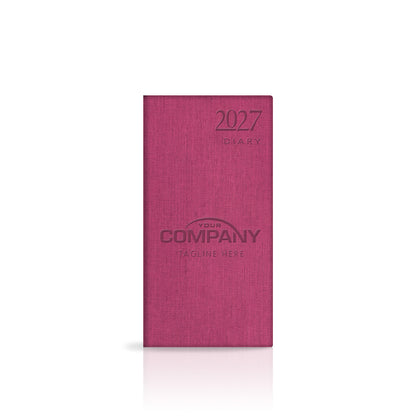 Pocket Linen Hardback Customised Diary