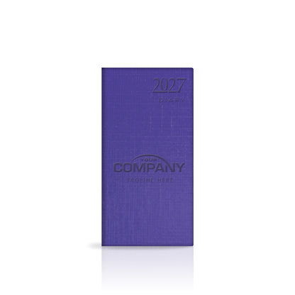 Pocket Linen Hardback Customised Diary