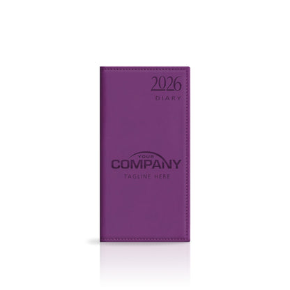 Pocket Monaco Deluxe 'Stitched Edge' Padded Customised Diary