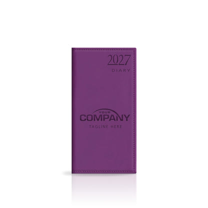 Pocket Monaco Deluxe 'Stitched Edge' Padded Customised Diary