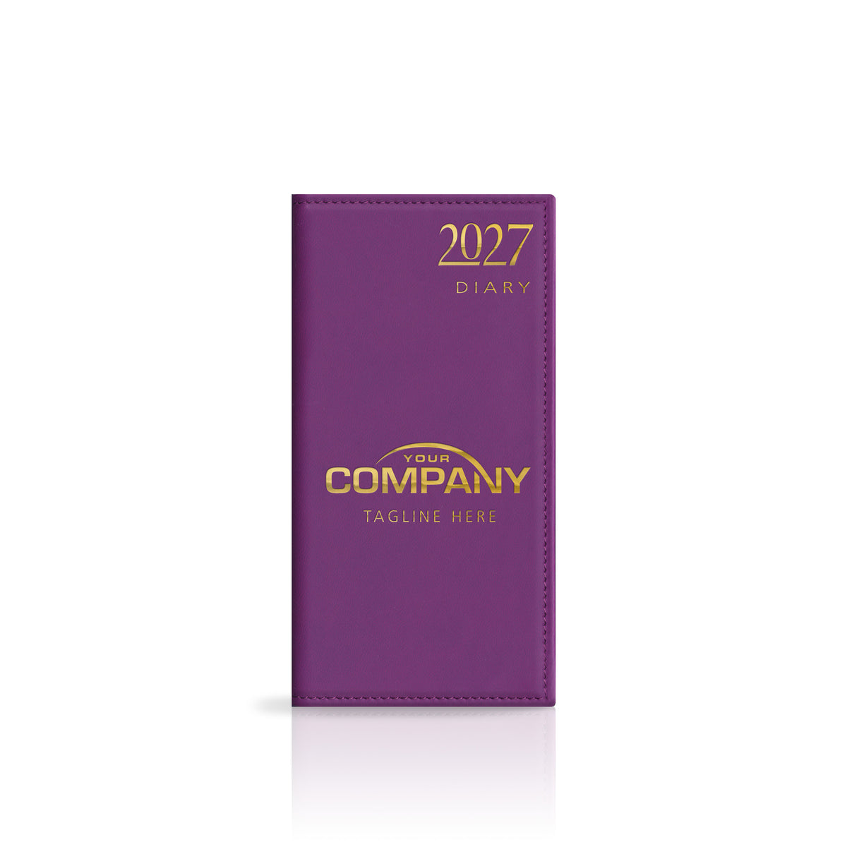 Pocket Monaco Deluxe 'Stitched Edge' Padded Customised Diary