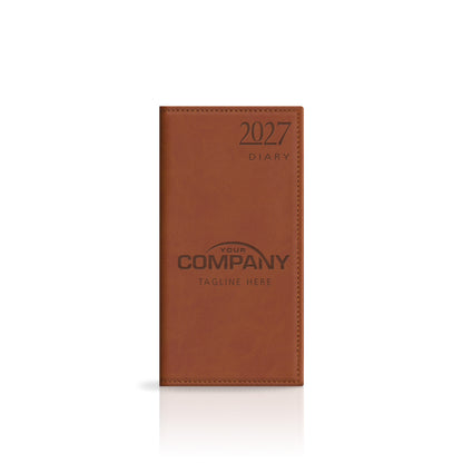 Pocket Monaco Deluxe 'Stitched Edge' Padded Customised Diary