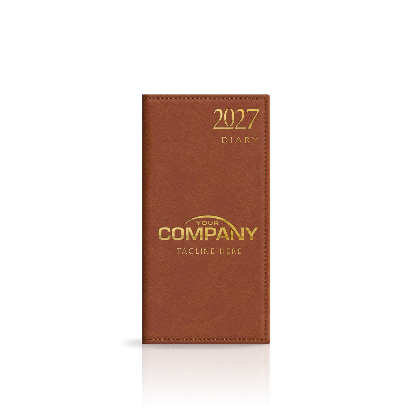 Pocket Monaco Deluxe 'Stitched Edge' Padded Customised Diary