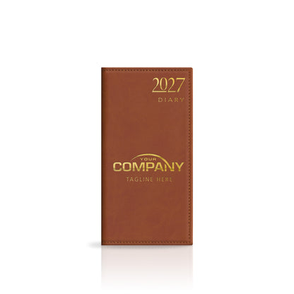 Pocket Monaco Deluxe 'Stitched Edge' Padded Customised Diary