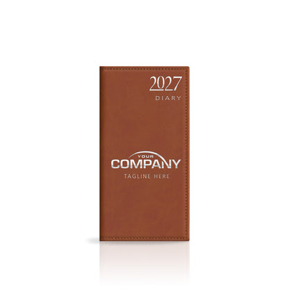 Pocket Monaco Deluxe 'Stitched Edge' Padded Customised Diary