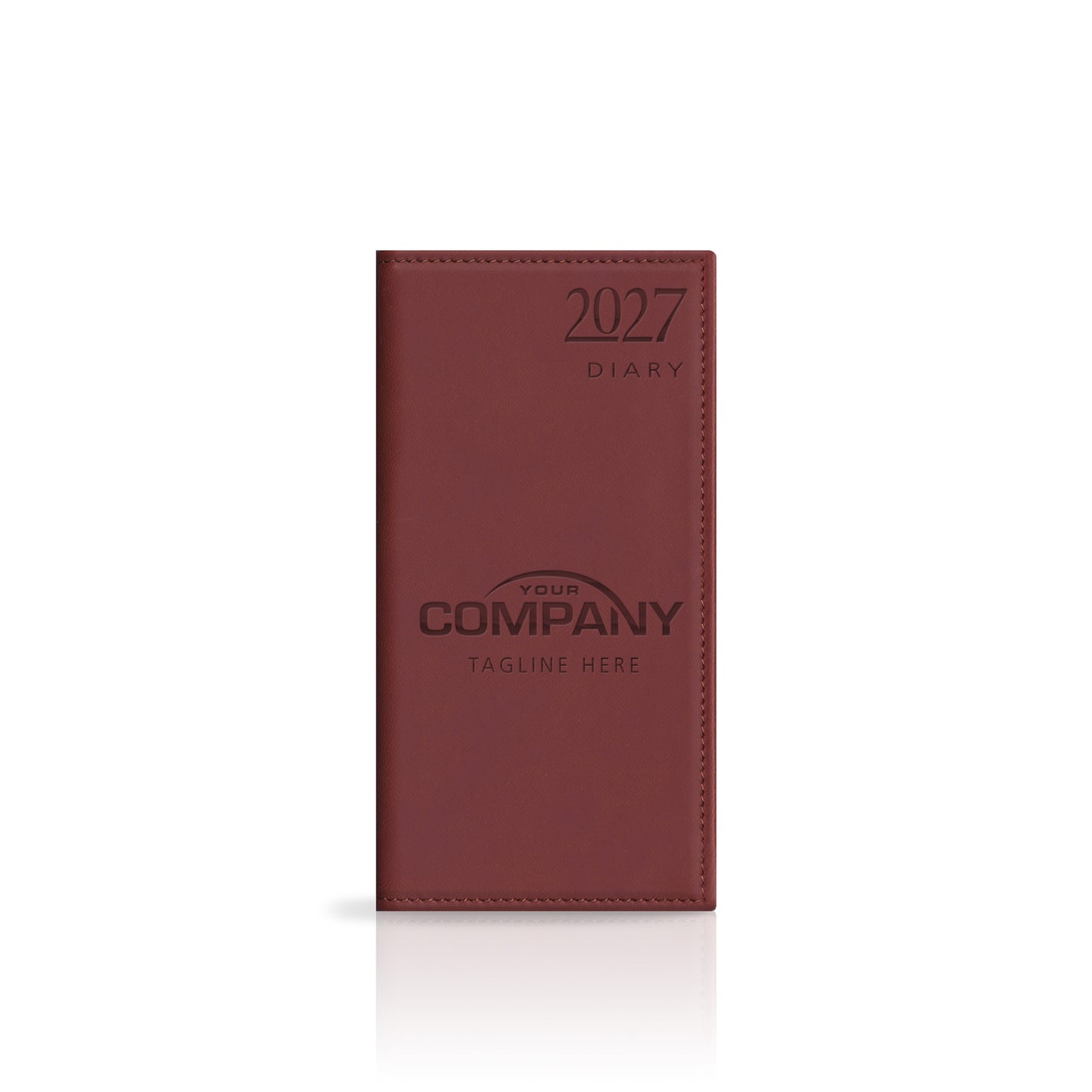 Pocket Monaco Deluxe 'Stitched Edge' Padded Customised Diary