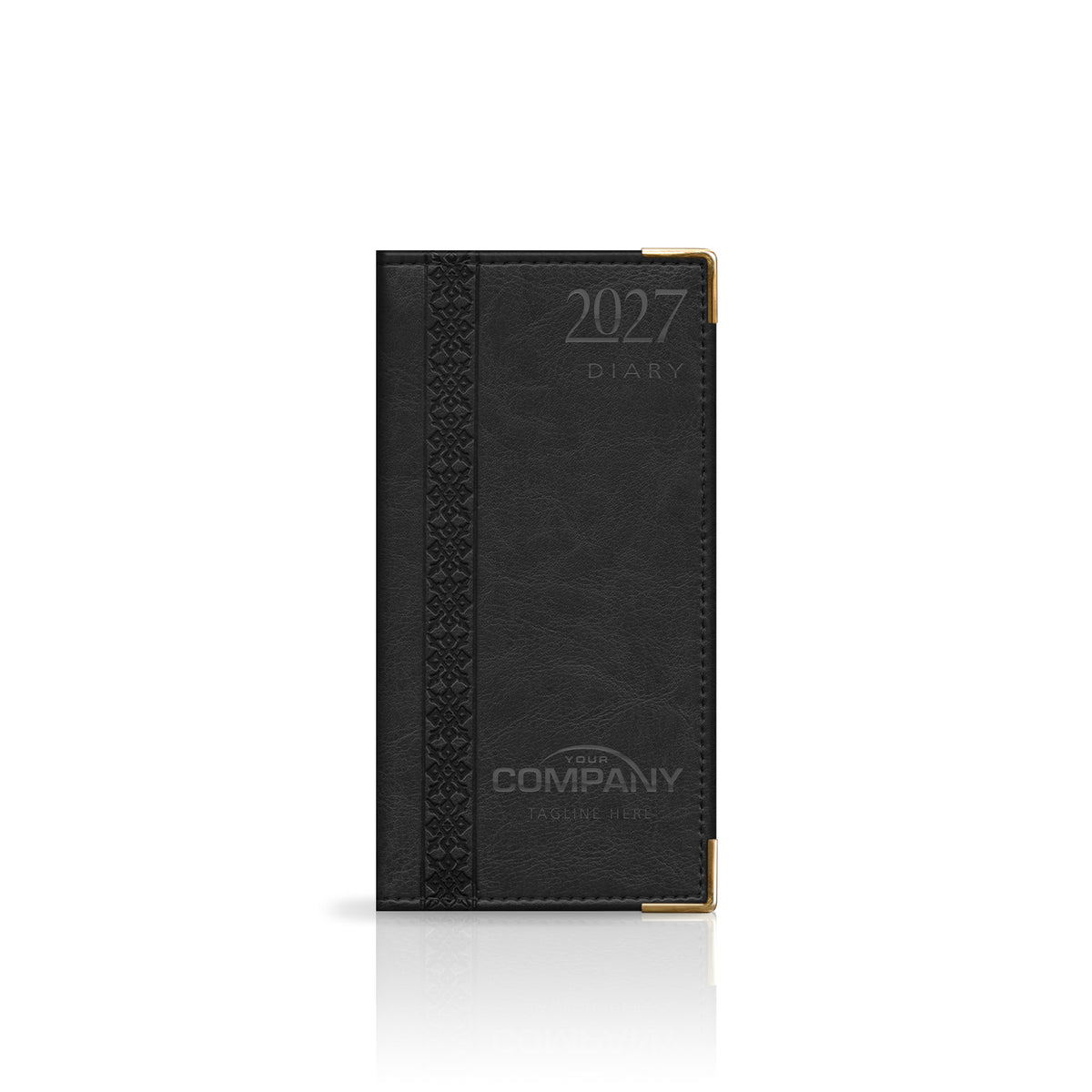Pocket Velmura Deluxe 'Stitched Edge Soft Sheen' Padded Customised Diary