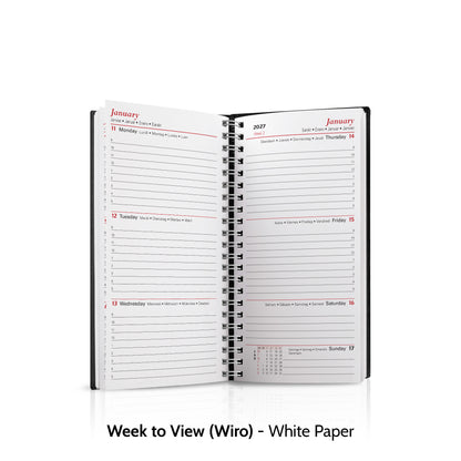 Pocket Duotone Deluxe 'Stitched' Padded Customised Diary