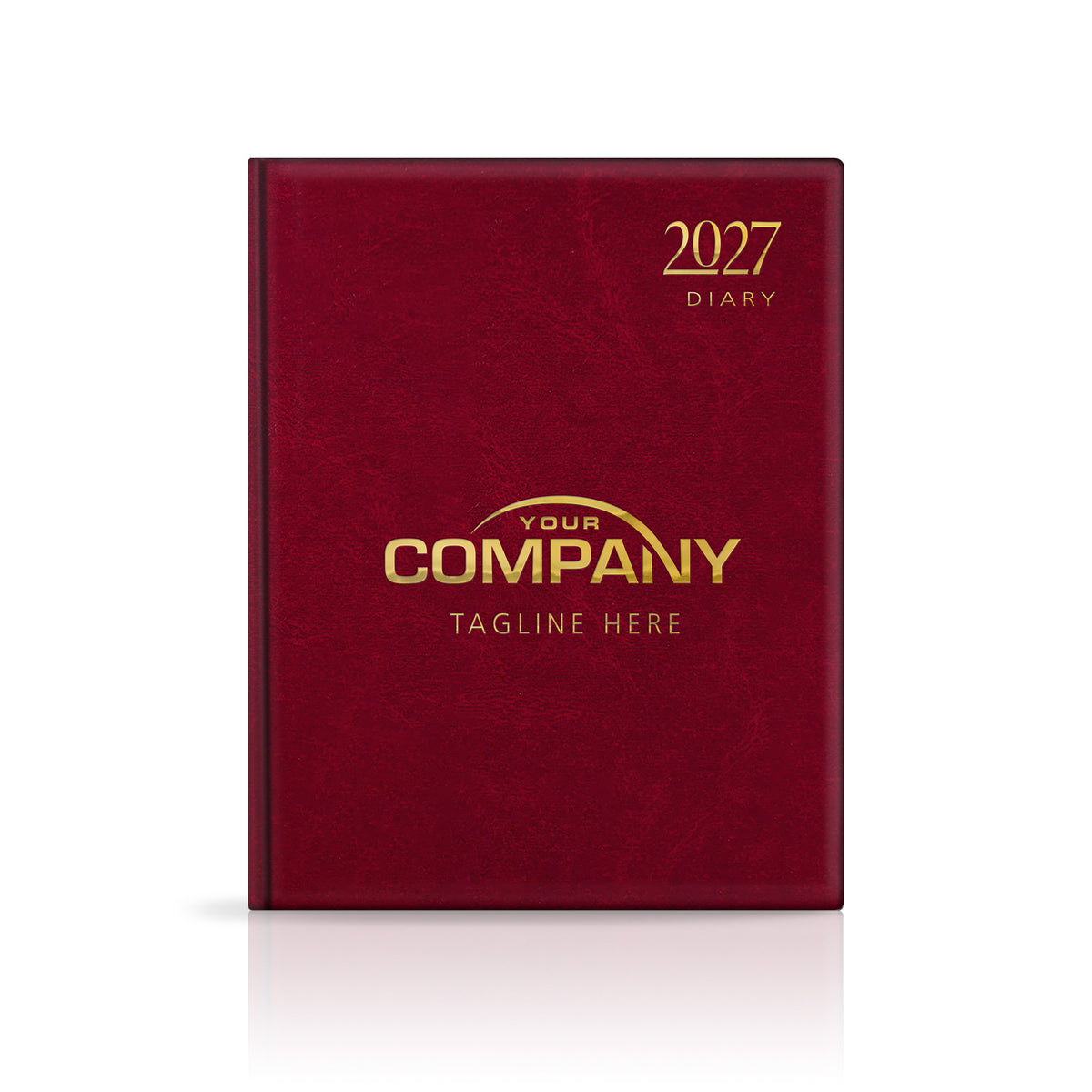 Quarto Leatherette Padded Customised Diary