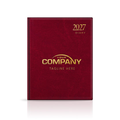 Quarto Leatherette Padded Customised Diary