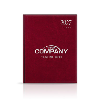 Quarto Leatherette Padded Customised Diary