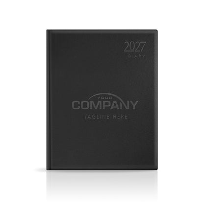 Quarto Leatherette Padded Customised Diary