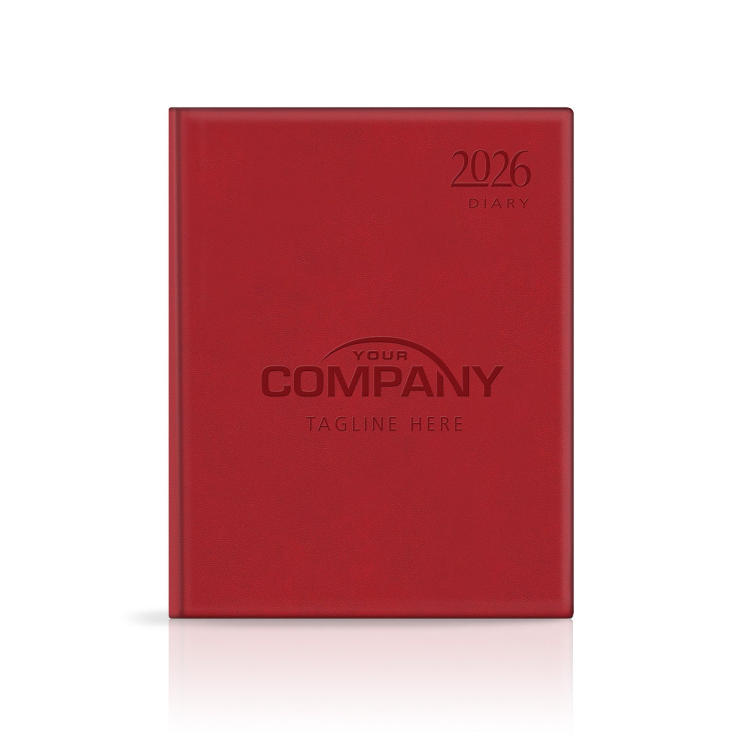 Quarto Leatherette Padded Customised Diary