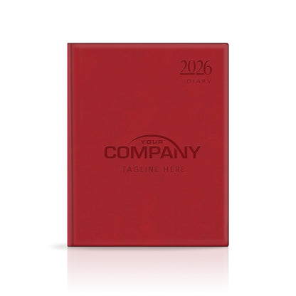 Quarto Leatherette Padded Customised Diary