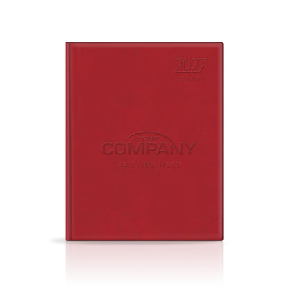 Quarto Leatherette Padded Customised Diary