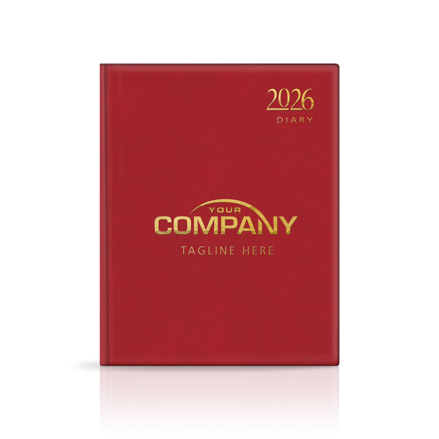Quarto Leatherette Padded Customised Diary