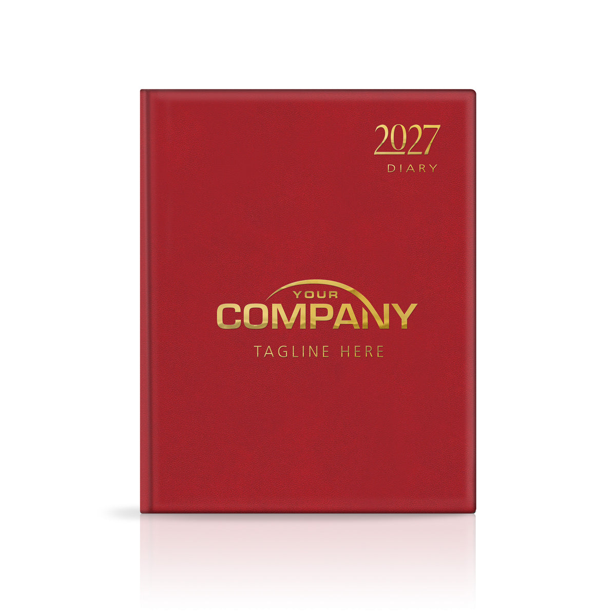 Quarto Leatherette Padded Customised Diary