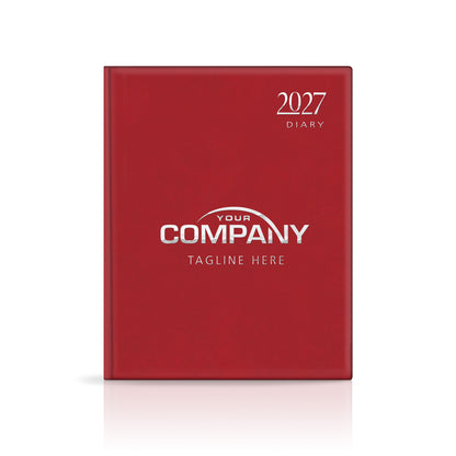 Quarto Leatherette Padded Customised Diary