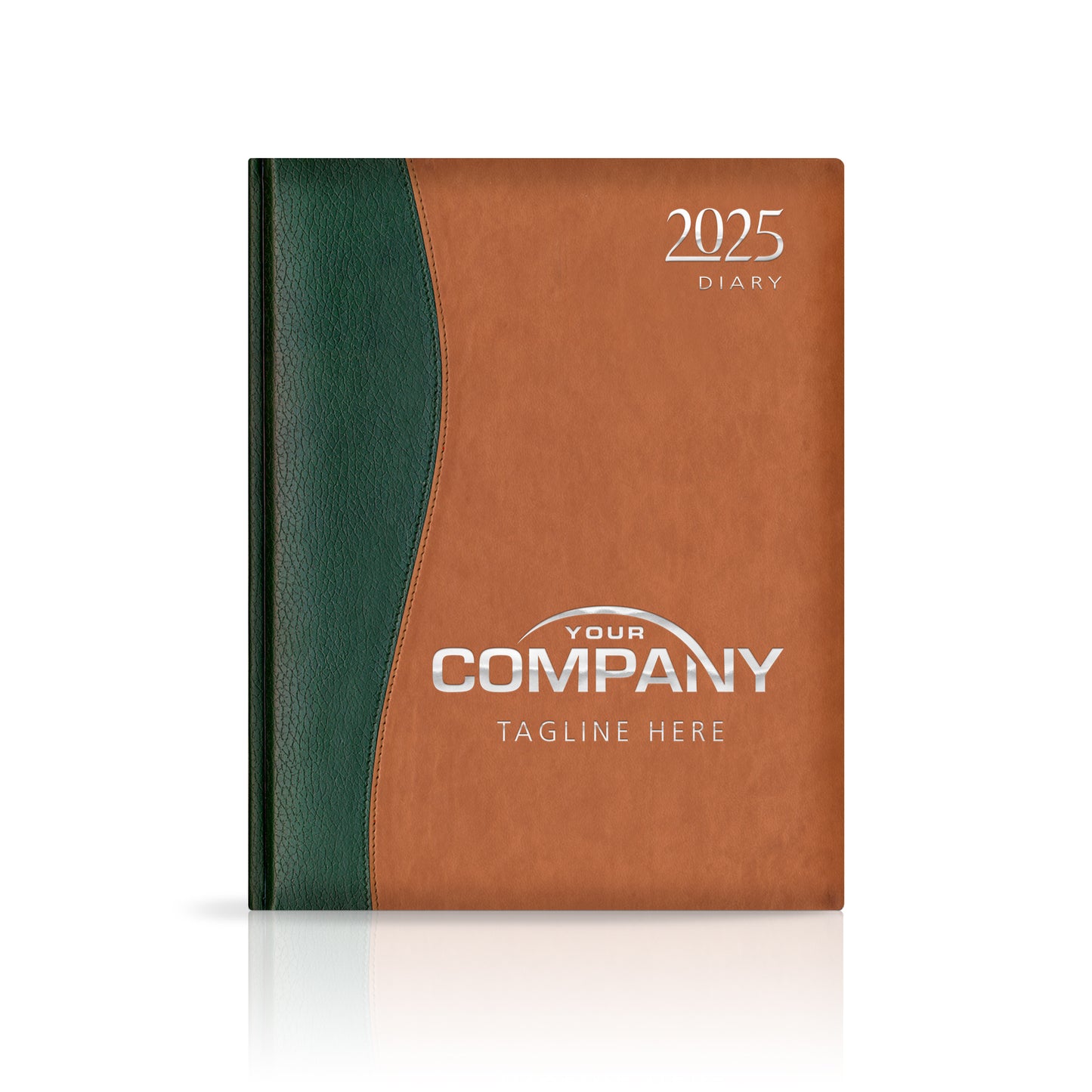 Quarto Duotone 'Stitched' Padded Custom Corporate Diary
