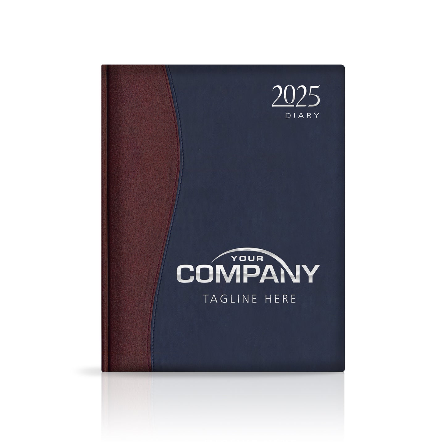 Quarto Duotone 'Stitched' Padded Custom Corporate Diary