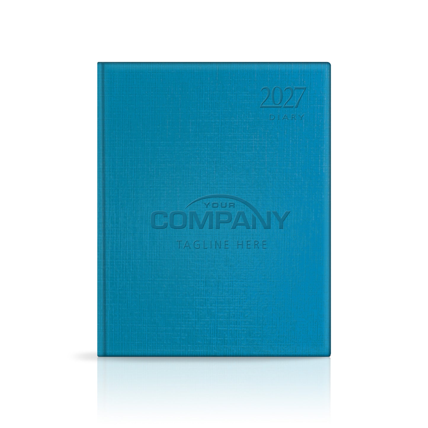 Quarto Linen Padded Customised Diary