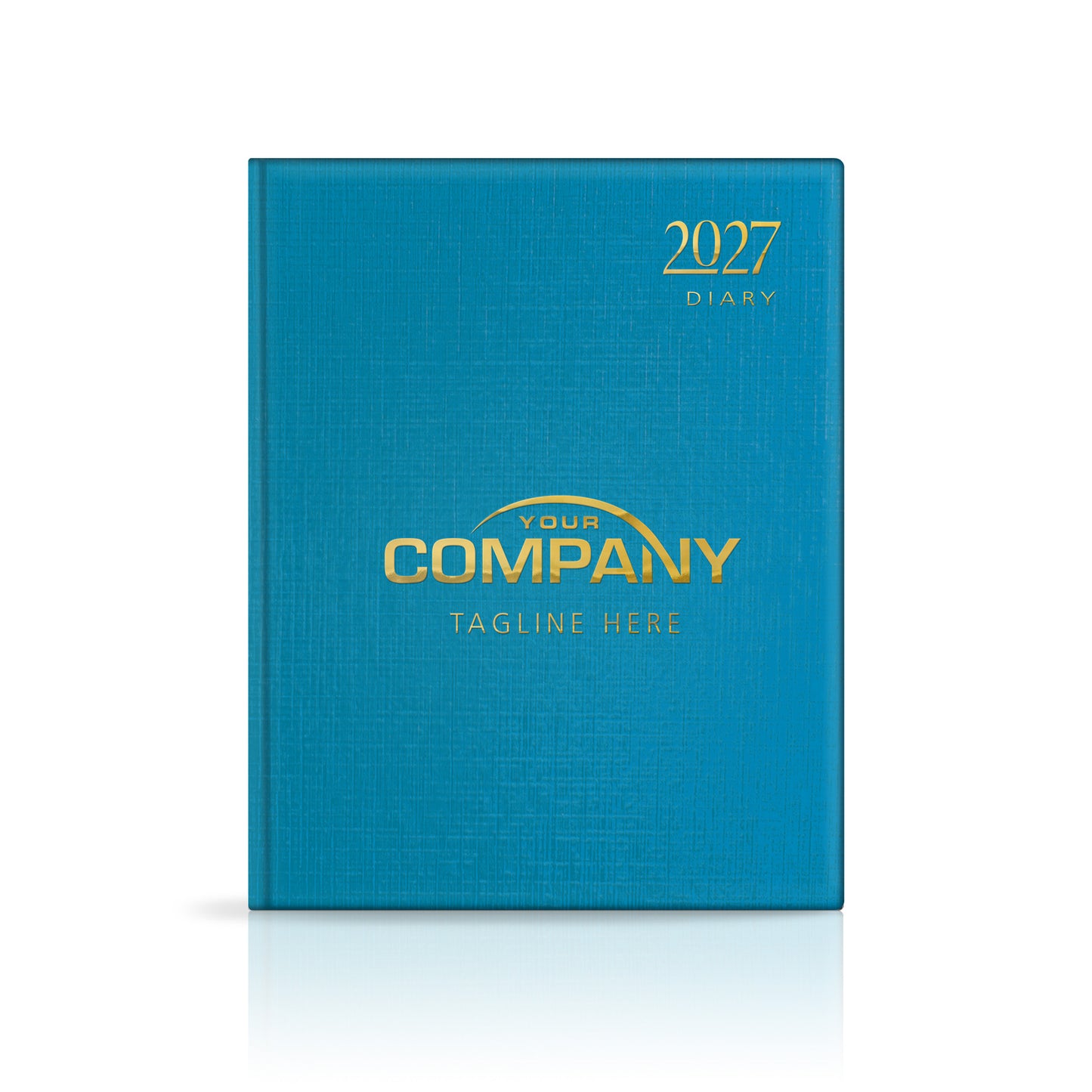 Quarto Linen Padded Customised Diary