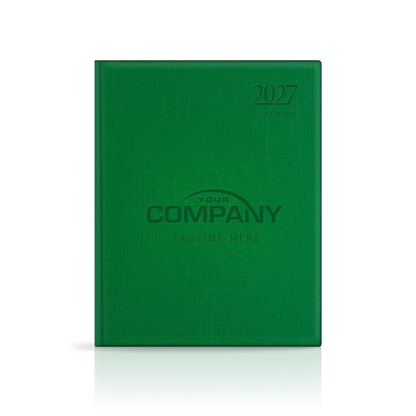 Quarto Linen Padded Customised Diary