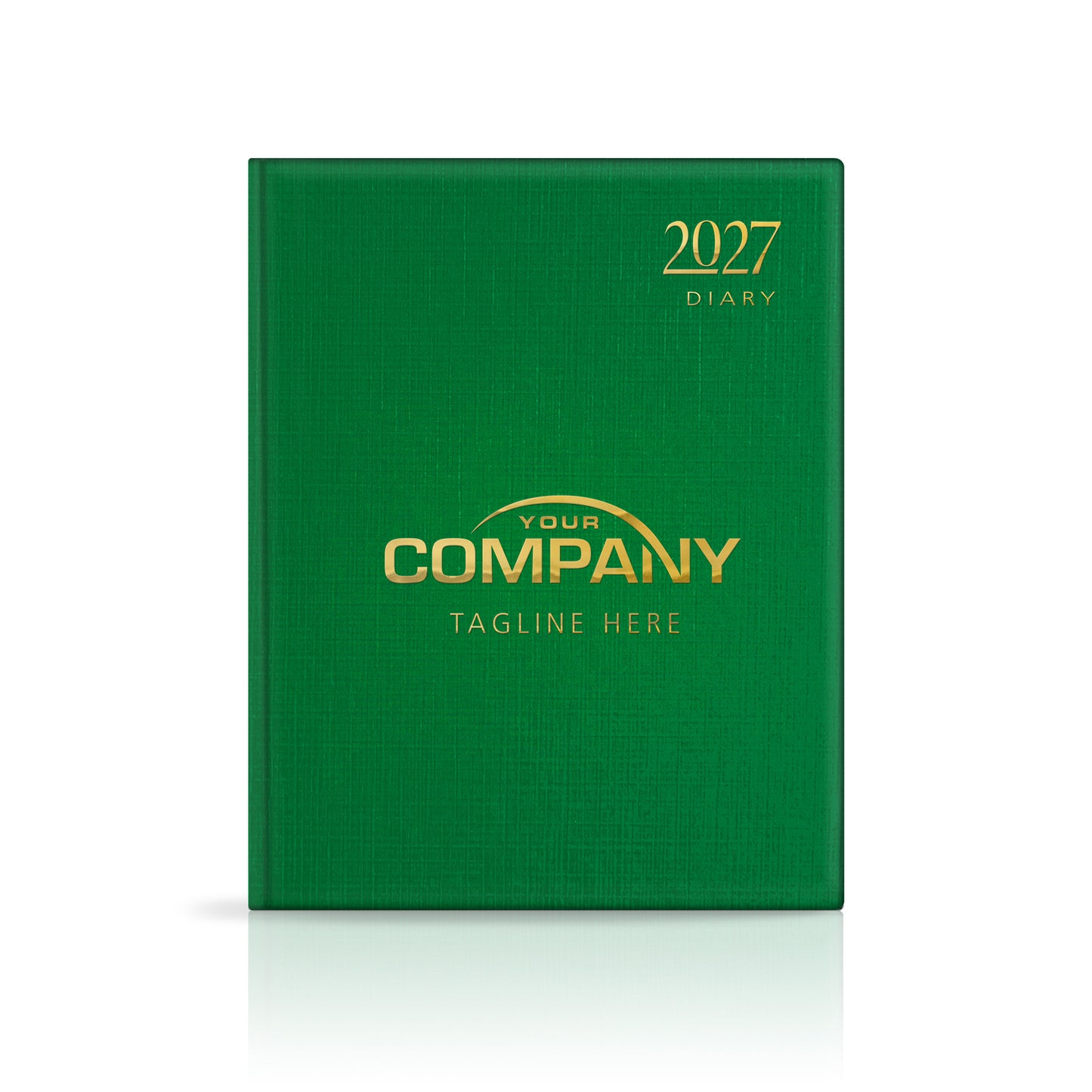 Quarto Linen Padded Customised Diary