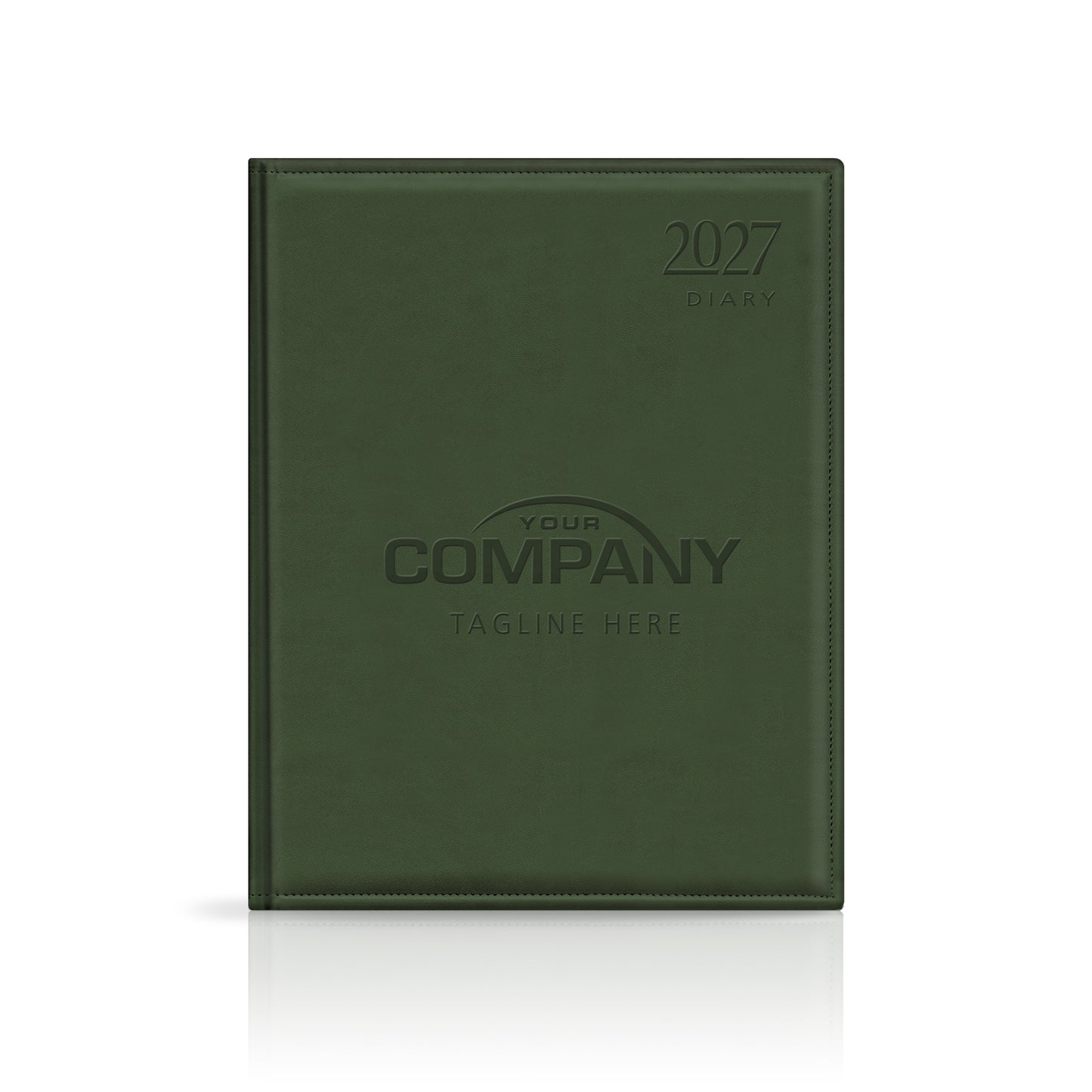 Quarto Monaco Deluxe 'Stitched Edge' Padded Customised Diary