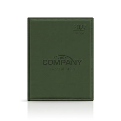 Quarto Monaco Deluxe 'Stitched Edge' Padded Customised Diary