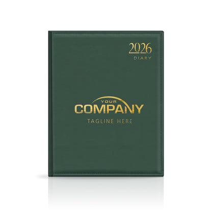 Quarto Monaco Deluxe 'Stitched Edge' Padded Custom Diary