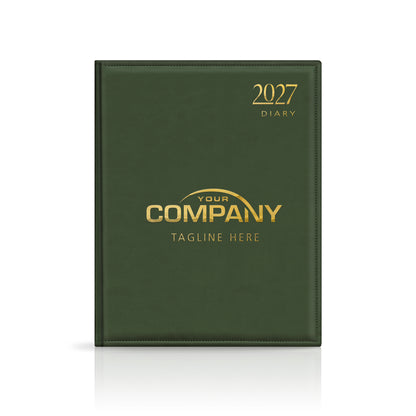 Quarto Monaco Deluxe 'Stitched Edge' Padded Customised Diary