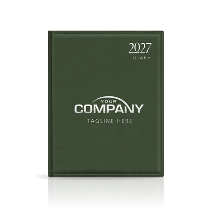Quarto Monaco Deluxe 'Stitched Edge' Padded Customised Diary