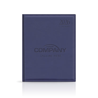Quarto Monaco Deluxe 'Stitched Edge' Padded Custom Diary