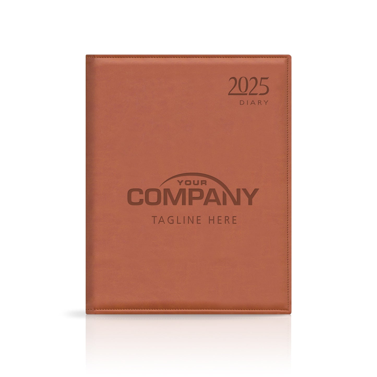 Quarto Monaco Deluxe 'Stitched Edge' Padded Custom Corporate Diary