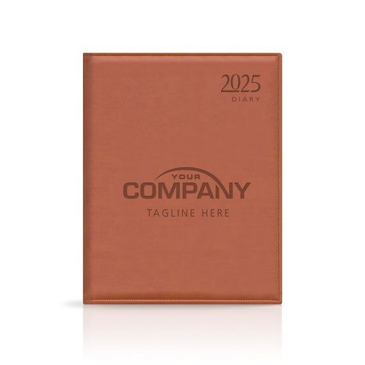 Quarto Monaco Deluxe 'Stitched Edge' Padded Custom Corporate Diary