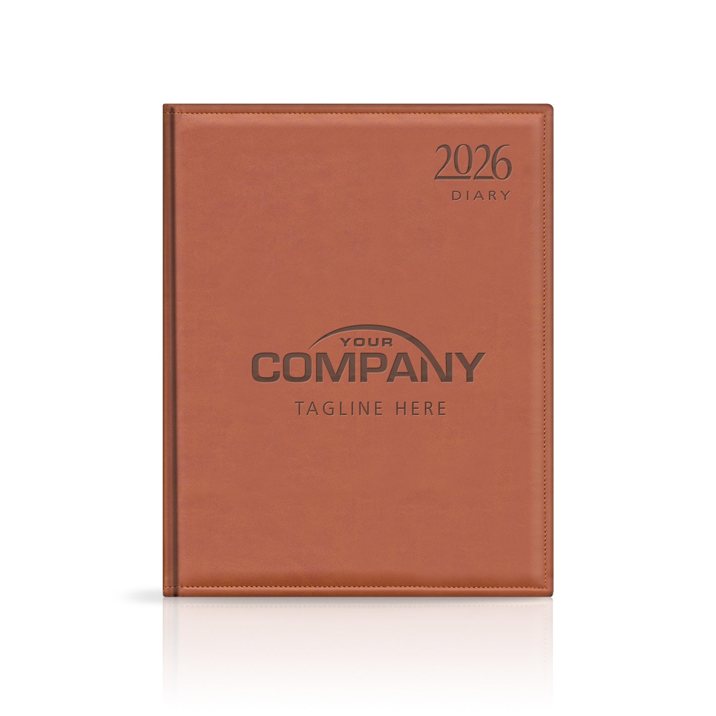 Quarto Monaco Deluxe 'Stitched Edge' Padded Custom Diary
