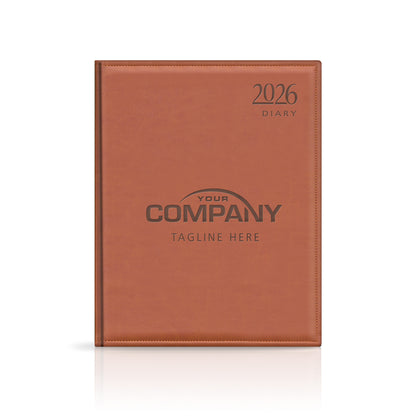 Quarto Monaco Deluxe 'Stitched Edge' Padded Custom Diary